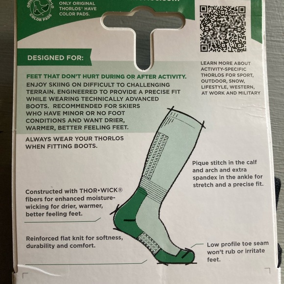 Thorlos ski socks custom fit - winter sports - snowboarding socks - Picture 4 of 5
